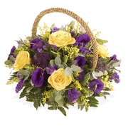 Purple and Gold Basket 
